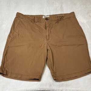 Goodfellow & Co Brown Flat-Front Men's Shorts